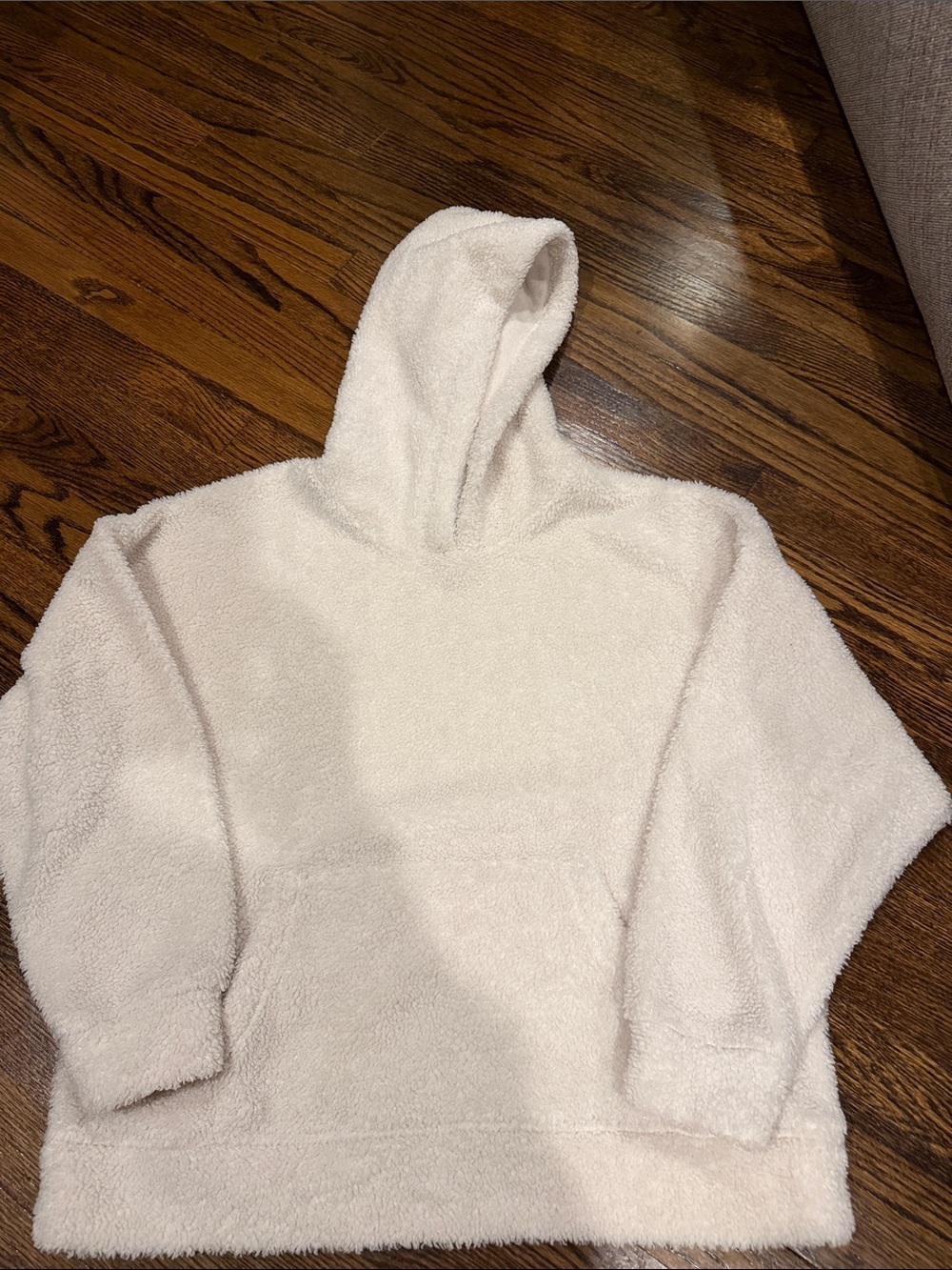 American eagleCozy Plush Hooded Sweatshirt -Cream